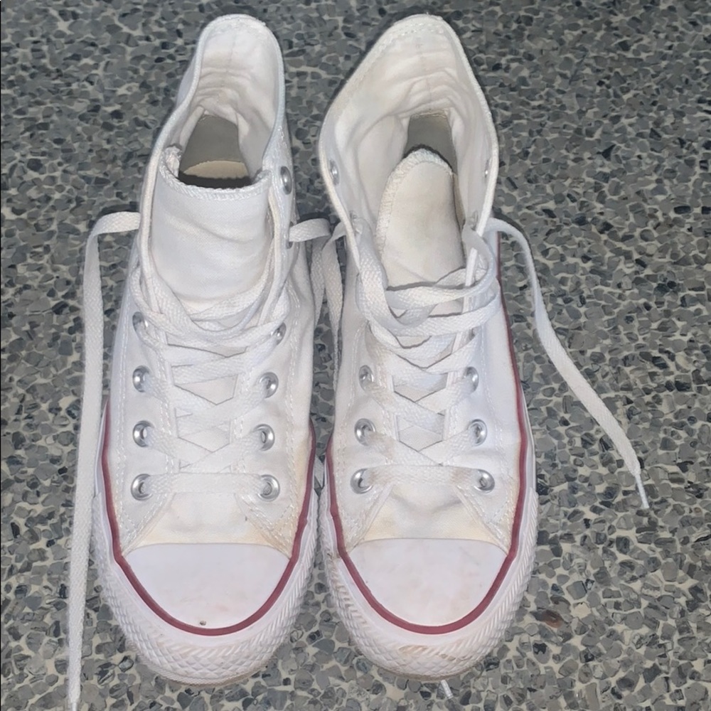 White High Top Converse